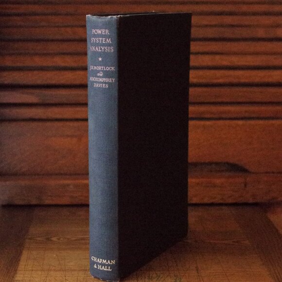 Vintage Electrical Engineering Book, "Power System Analysis", 1952 First Edition - Picture 1 of 10